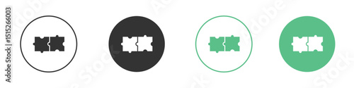 Compatibility icon logo vector set. Graphic design elements