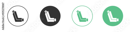 Inhaler icon logo vector set. Graphic design elements