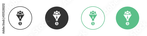 Lead generation icon logo vector set. Graphic design elements