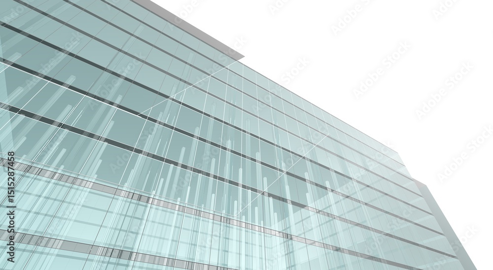 Architecture building 3d rendering. Concept sketch. Architecture building 3d rendering. Concept sketch.