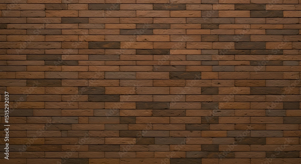 Fototapeta premium Minimalist brick wall with repeating geometric texture