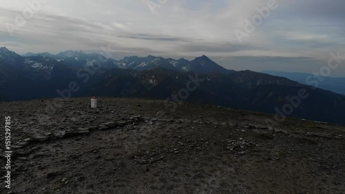 Sunrise on Czerwone Wierchy, Tatra mountains, Poland