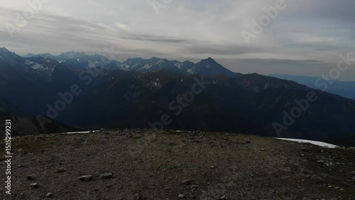 Sunrise on Czerwone Wierchy, Tatra mountains, Poland