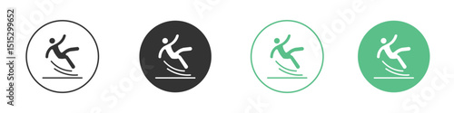Slippery floor icon