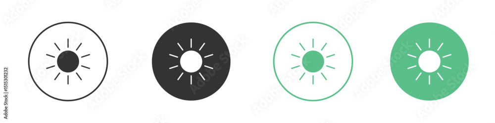 Sun icon Sun icon