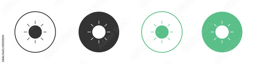 Sun icon Sun icon