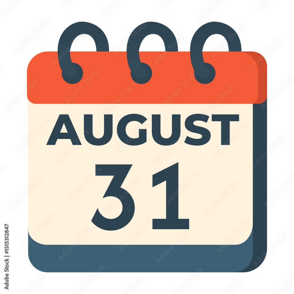 31 august calendar vector on white background
Vector calendar with date 31 august calendar vector on white background
Vector calendar with date