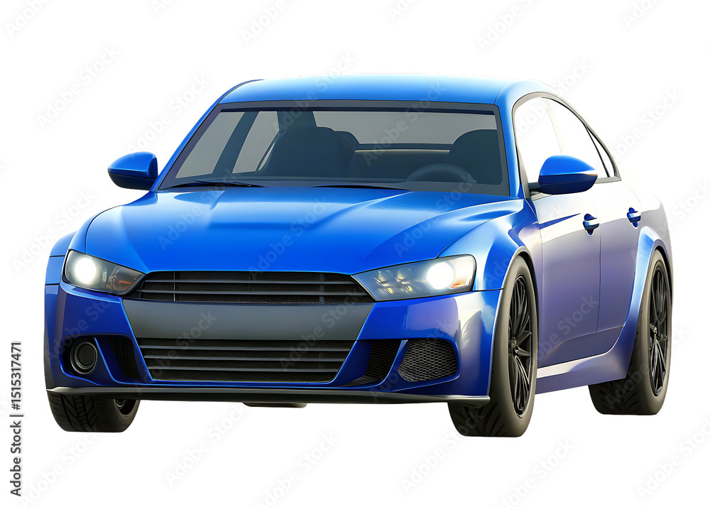 Fototapeta premium car isolated on white background PNG
