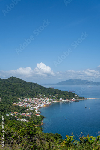 Taboga coastal town panama caribbean island town