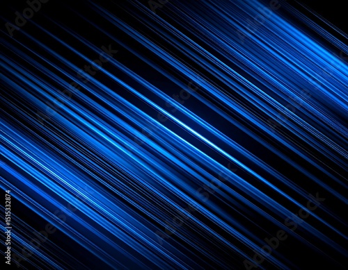 Diagonal blue lines on dark background