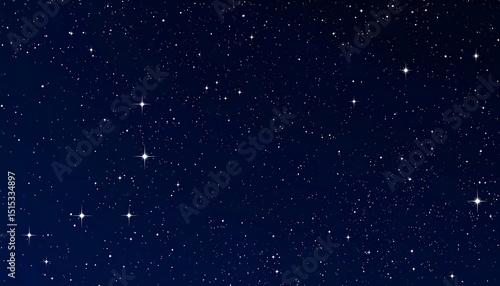 Night Sky with Stars, and Dark Background.