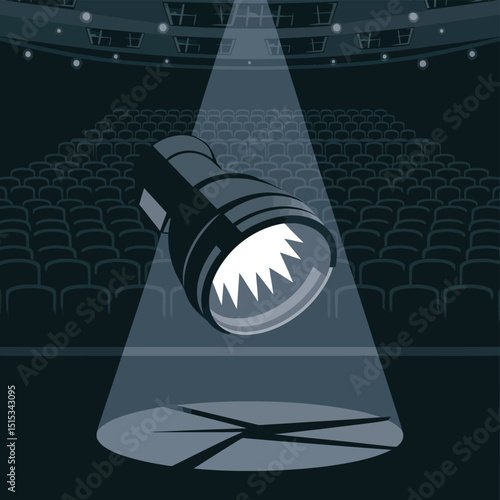 vector icons for cinema, Director's Chair , theatrical roles, video tape, cinema shattered spotlight, Theater Ticket
