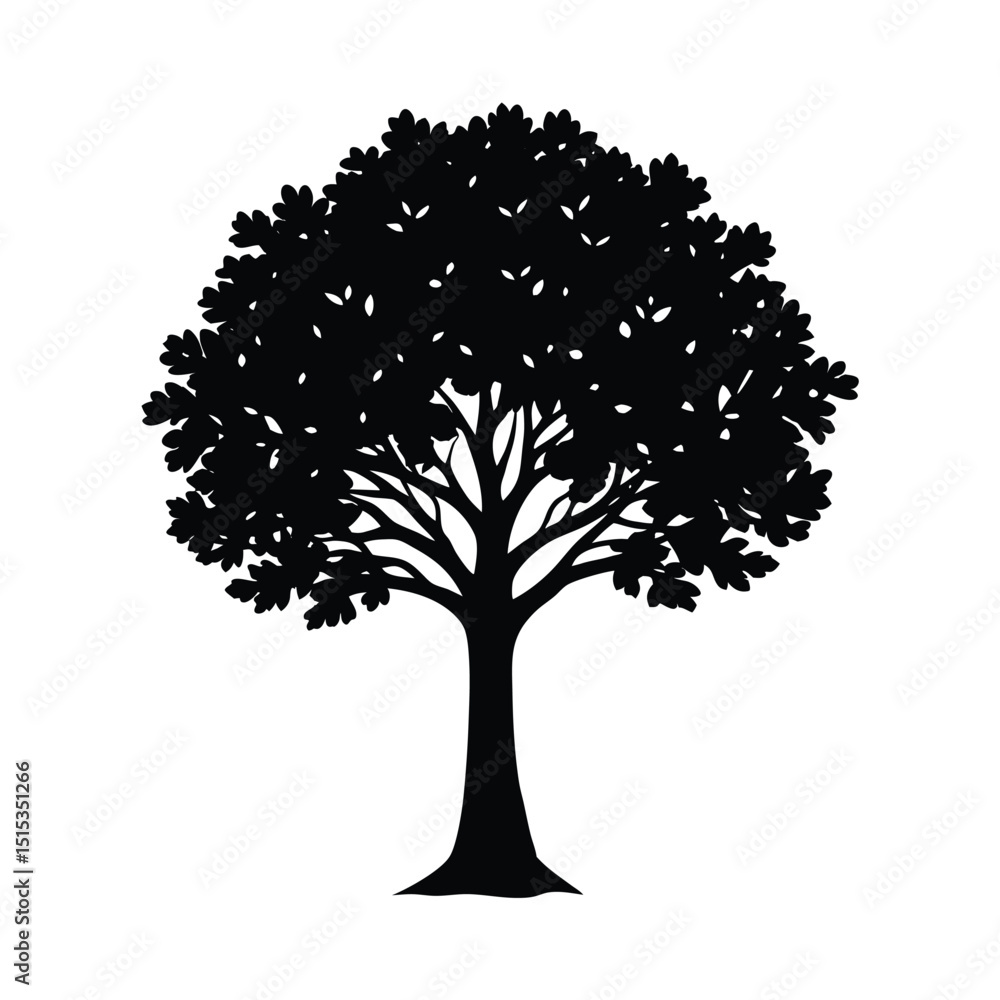 Fototapeta premium vector tree silhouette