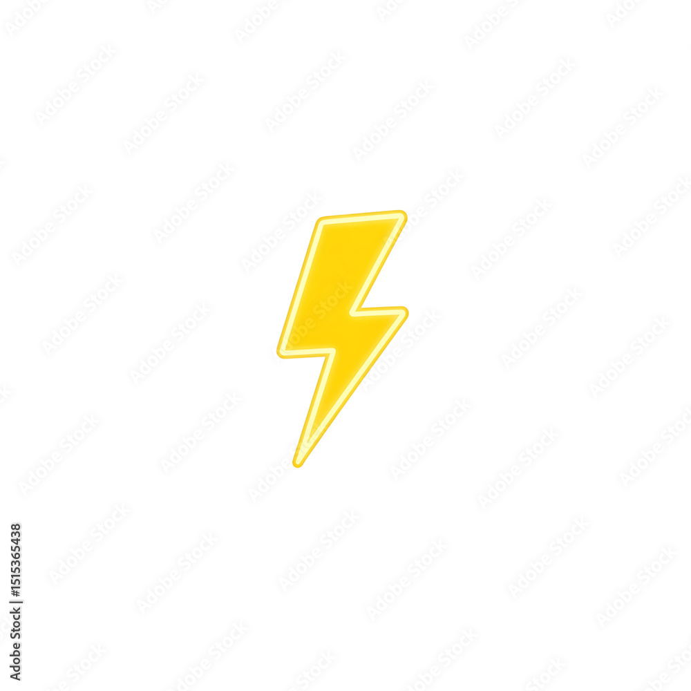 Yellow Lightning Bolt Icon | High-Quality Transparent PNG for Energy & Speed Yellow Lightning Bolt Icon | High-Quality Transparent PNG for Energy & Speed