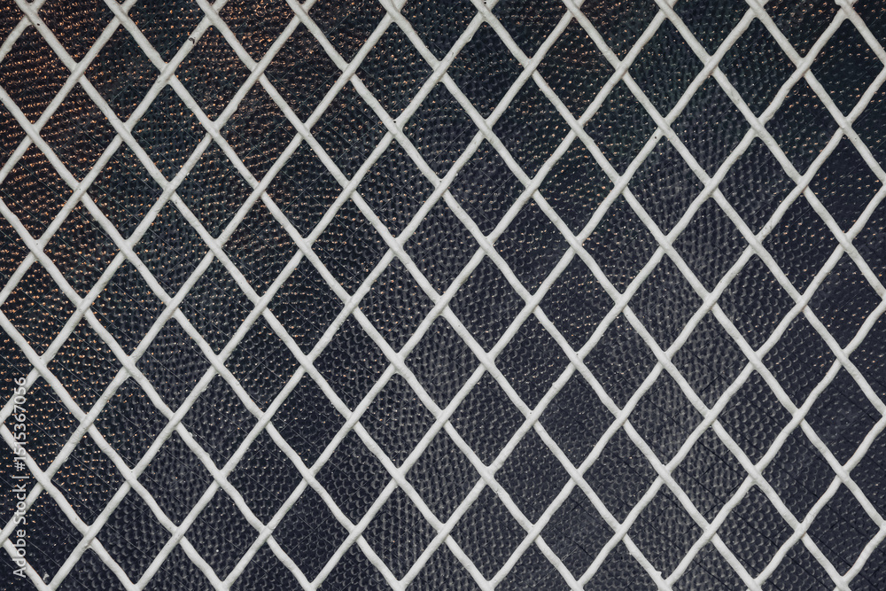 metal grid background on glass metal grid background on glass