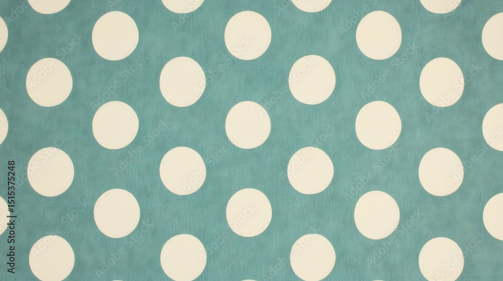 Seafoam Green Polka Dot Pattern Background Texture