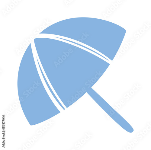 Umbrella boho summer beach design