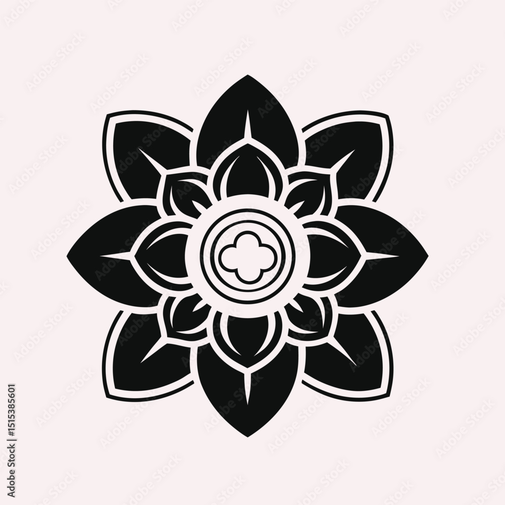 vector illustration of a yellow flower vector illustration of a yellow flower