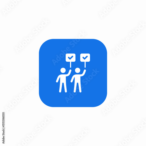 protest action icon sign vector