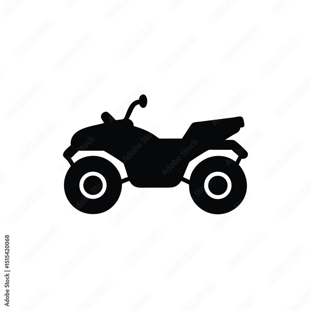ATV silhouette (All-Terrain Vehicle)
ATV silhouette (All-Terrain Vehicle)