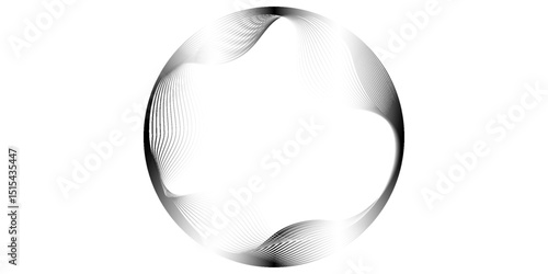 Concentric circles geometric element eps 10