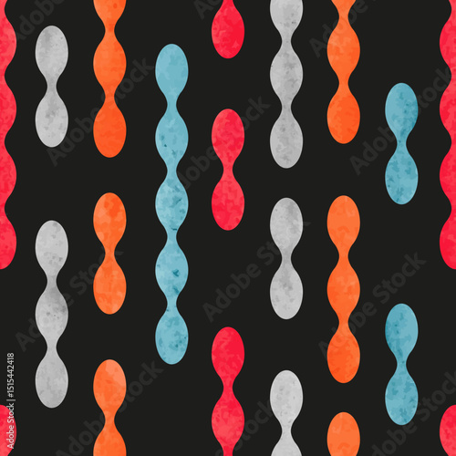 Abstract watercolor shapes ...