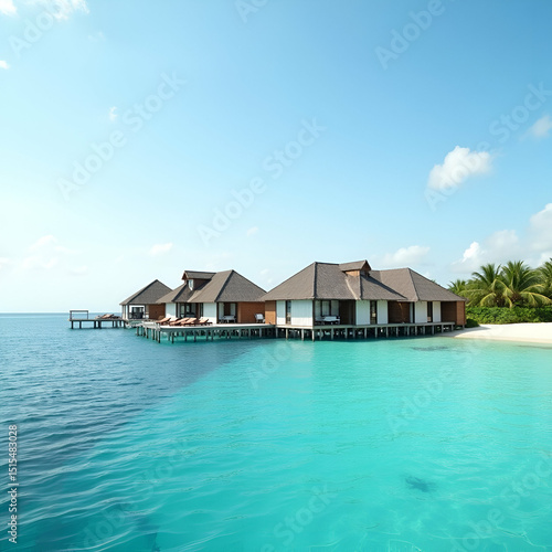 Dream Destination Wedding Concepts  Overwater Bungalows  Castle Ceremonies   Private Island Celebrations - Perfect for Your Photo Stock Collection