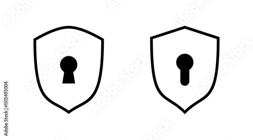 Security icon vector. protection sign and symbol. privacy. vpn