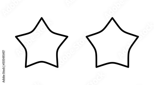 Star icon vector. rating sign and symbol. favourite star icon