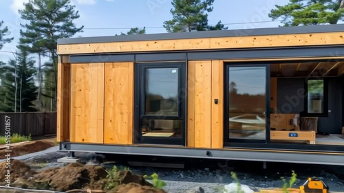 Modern Prefabricated House Installation Innovative Modular Home Design and Construction