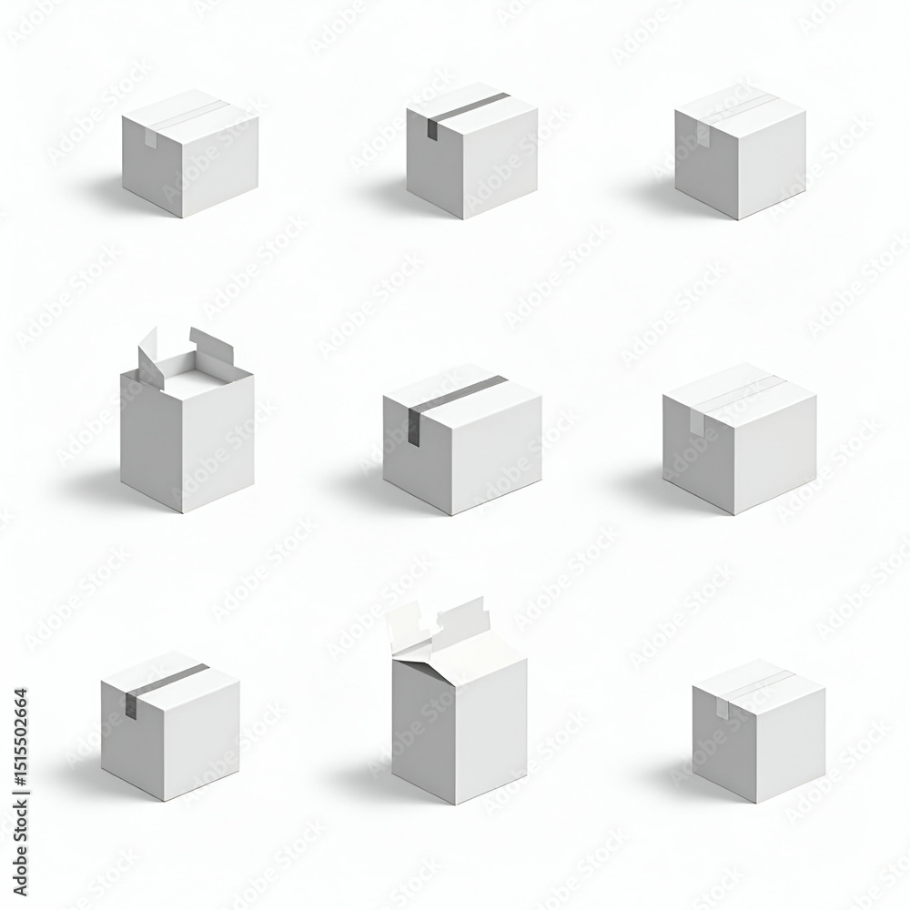 Minimalist Infographic Symbols for Packaging Materials: Vector Silhouettes with Shadows for Professional Data Visualization in Photo Stock Concepts Minimalist Infographic Symbols for Packaging Materials: Vector Silhouettes with Shadows for Professional Data Visualization in Photo Stock Concepts
