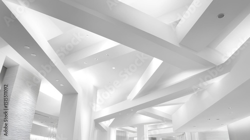 Abstract architectural lines and geometric shapes in a modern monochrome design  showcasing minimalist elegance and precision.