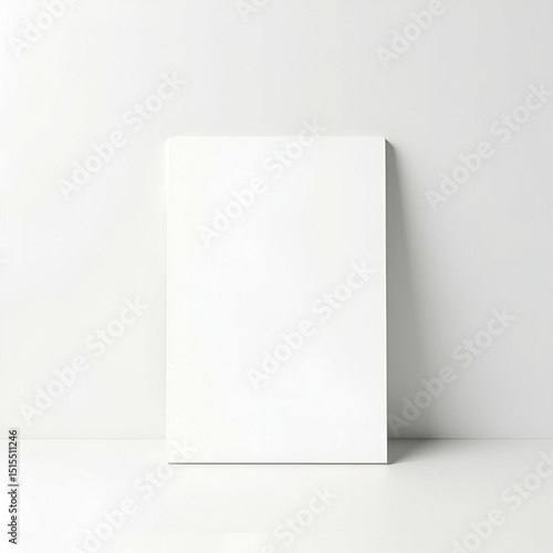 Blank Canvas Product Image with Soft Shadows for Promotional Banners and Online Store Launches - Ideal for Photo Stock Concepts and Empty Space