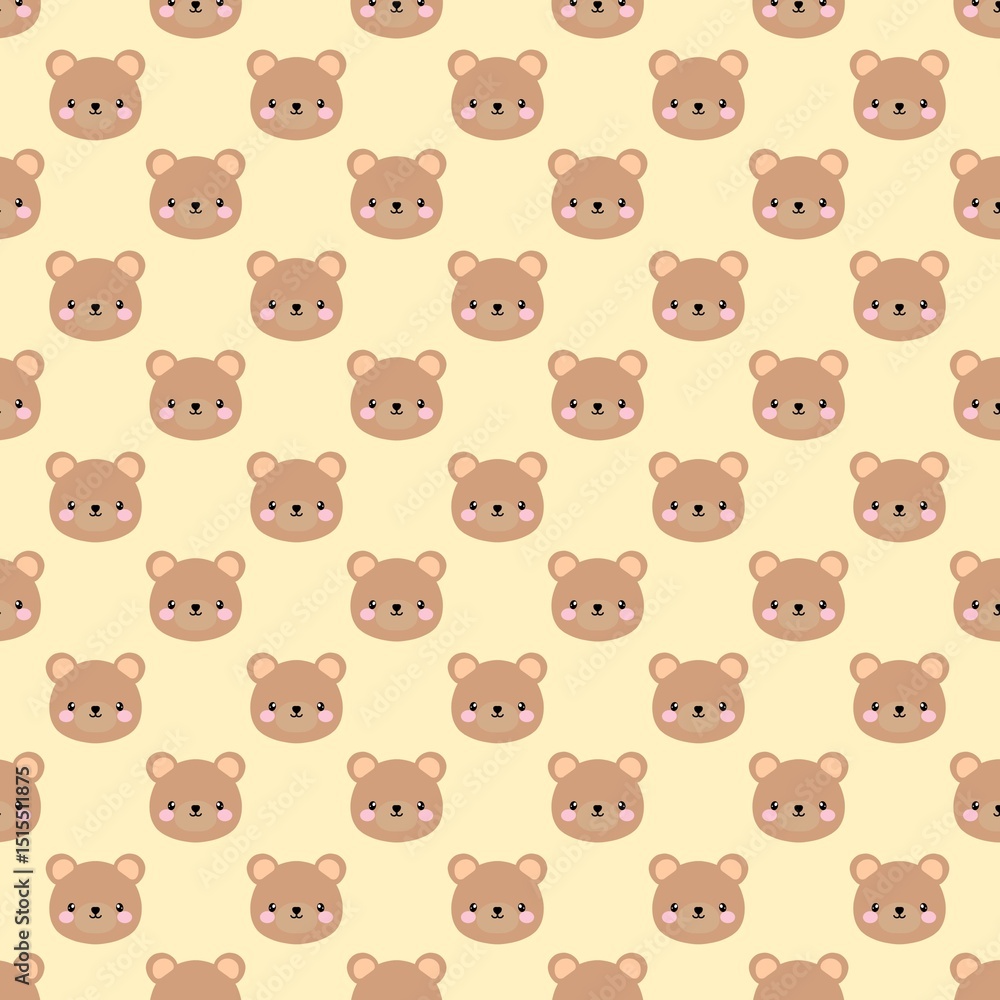 Sweet Gaze Bears A Kawaii Pattern Sweet Gaze Bears A Kawaii Pattern