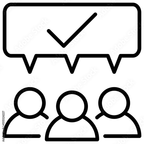 Consensus Outline Icon