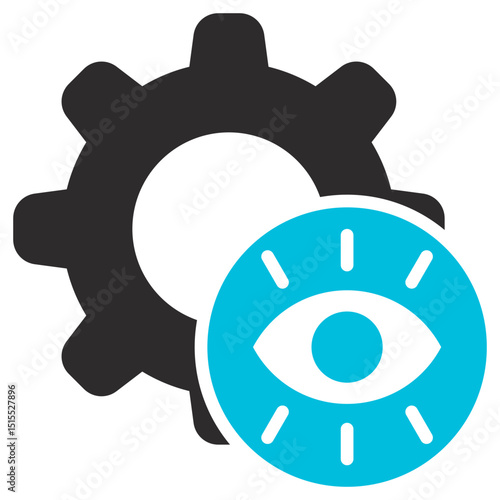 Transparency Glyph Blue Grey Icon