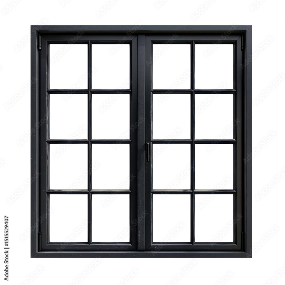 Modern black window design featuring multiple panes, perfect for enhancing aesthetic of any building. This stylish window adds elegance and functionality to interiors and exteriors alike Modern black window design featuring multiple panes, perfect for enhancing aesthetic of any building. This stylish window adds elegance and functionality to interiors and exteriors alike