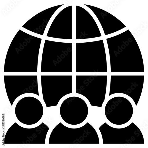 Social Glyph Icon