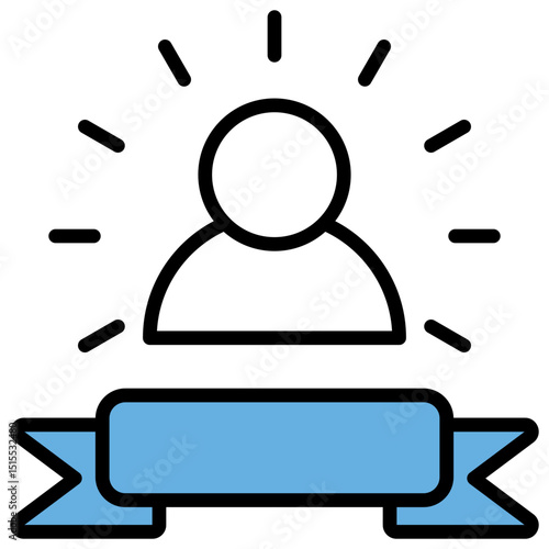 Dignity Blue Black Icon