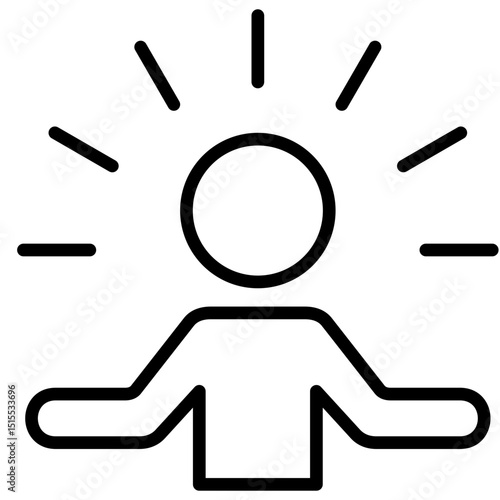 Spirituality Outline Icon