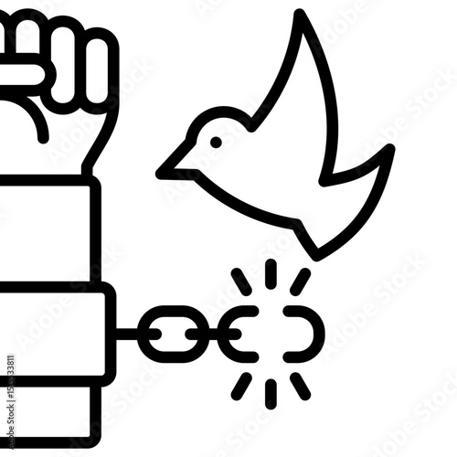Freedom Outline Icon