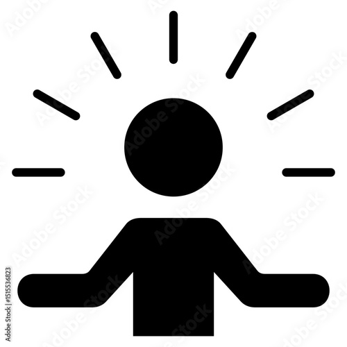 Spirituality Glyph Icon