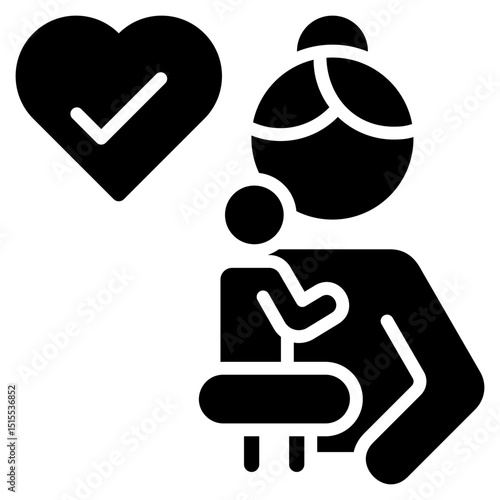 Parenting Glyph Icon