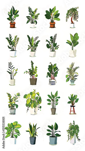 Revitalize Your Home with Indoor Greenery: Houseplants and Decorative Pots for the Ultimate Urban Jungle Aesthetic