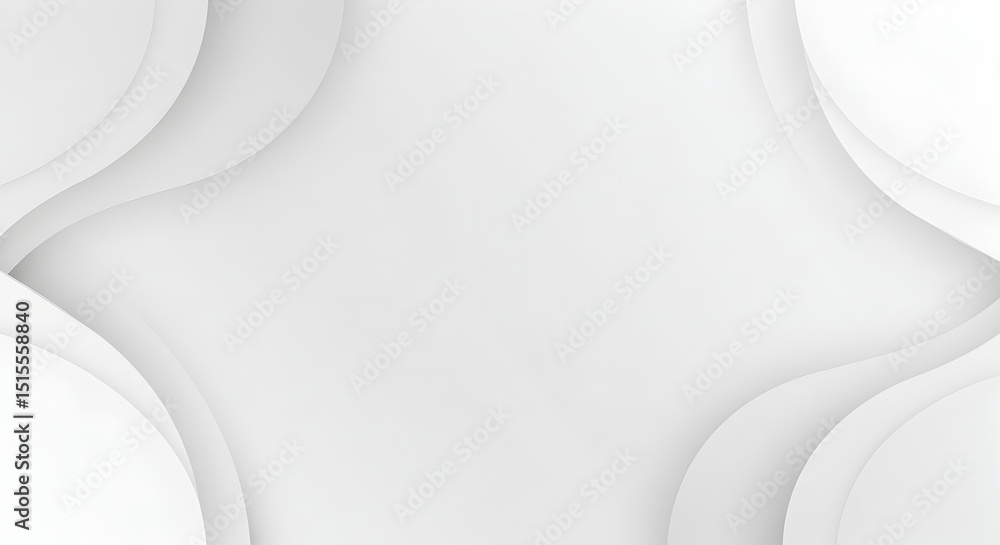 White Abstract Waves Design Background White Abstract Waves Design Background