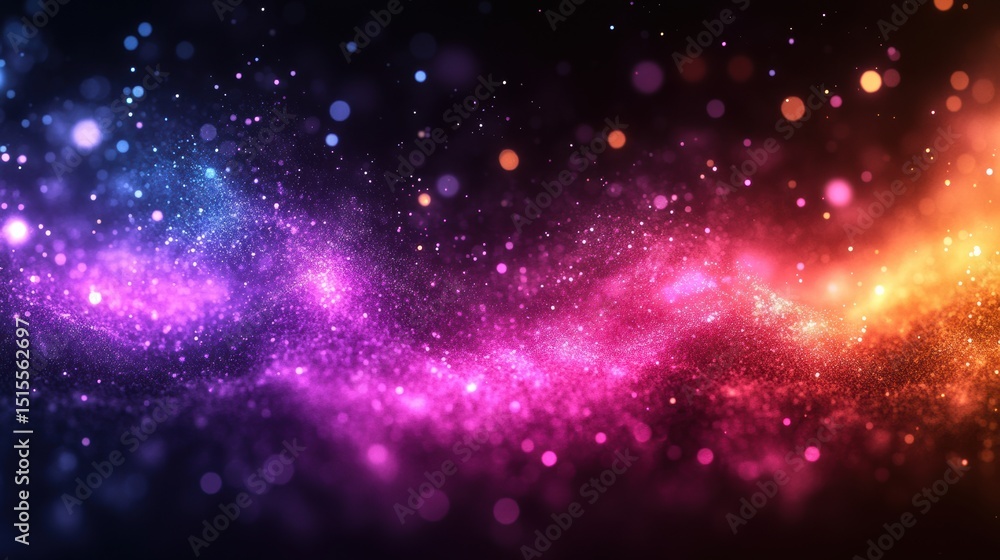 Radiant cosmic nebula with glowing particles and colorful space dust a mesmerizing ethereal background for science Radiant cosmic nebula with glowing particles and colorful space dust a mesmerizing ethereal background for science
