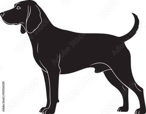 Harrier Dog Silhouettes