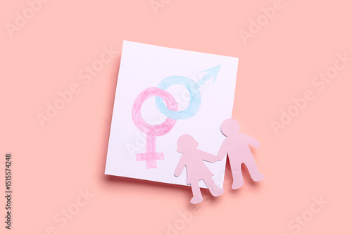 Painted male and female sym...