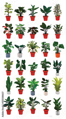 Houseplants: A Journey Through Diverse Foliage and Vibrant Colors in Indoor Gardening