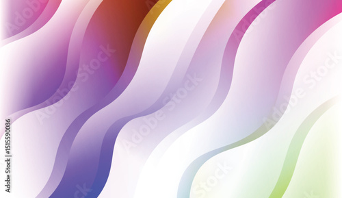 Modern Wavy Background. For Creative Templates, Cards, Color Covers Set. Vector Illustration with Color Gradient.